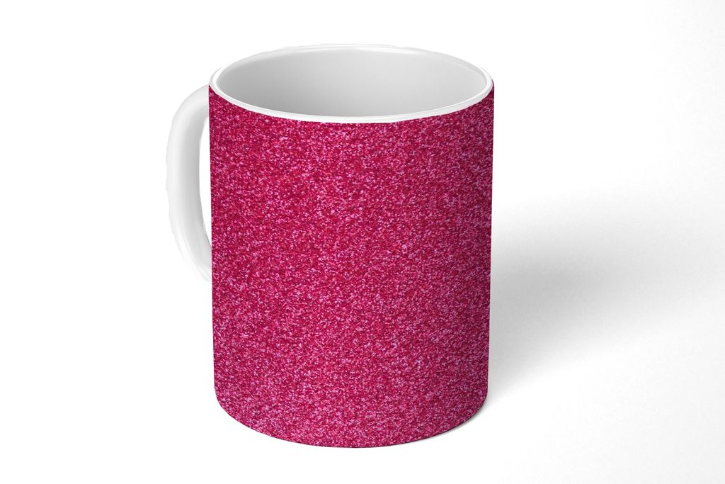 KitchenYeah Tasse Kaffeetasse Kaffeebecher 350 ml Rosa - Abstrakt - Design Teetasse - Fototasse - Becher - Keramikbecher - Teebecher - Kaffeetass...