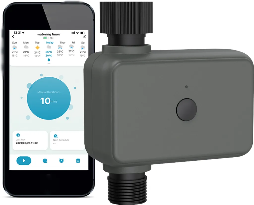 Programmateur d'arrosage intelligent Bluetooth Tuya avec délai de pluie - 2