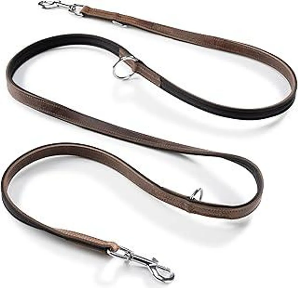 Guinzaglio Trekking Jack & Russell Tymothy Pelle Bufalo 200cm