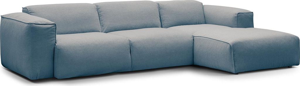 home24 3-Sitzer Ecksofa mit Longchair