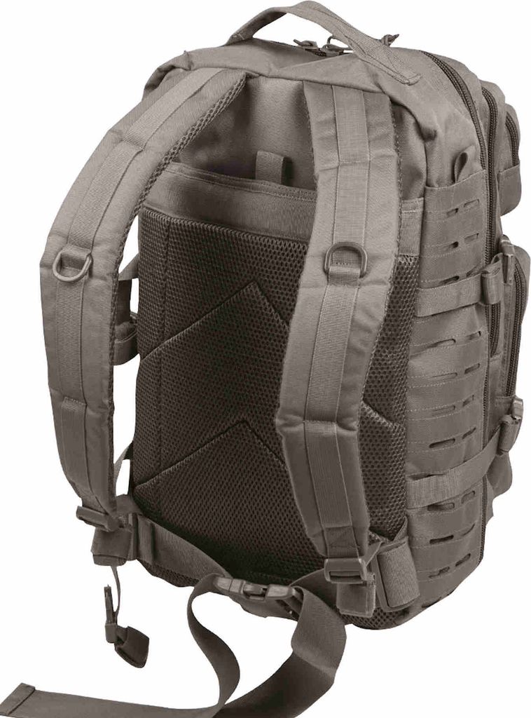 Mil-Tec US ASSAULT PACK LG LASER CUT URBAN GREY One Size