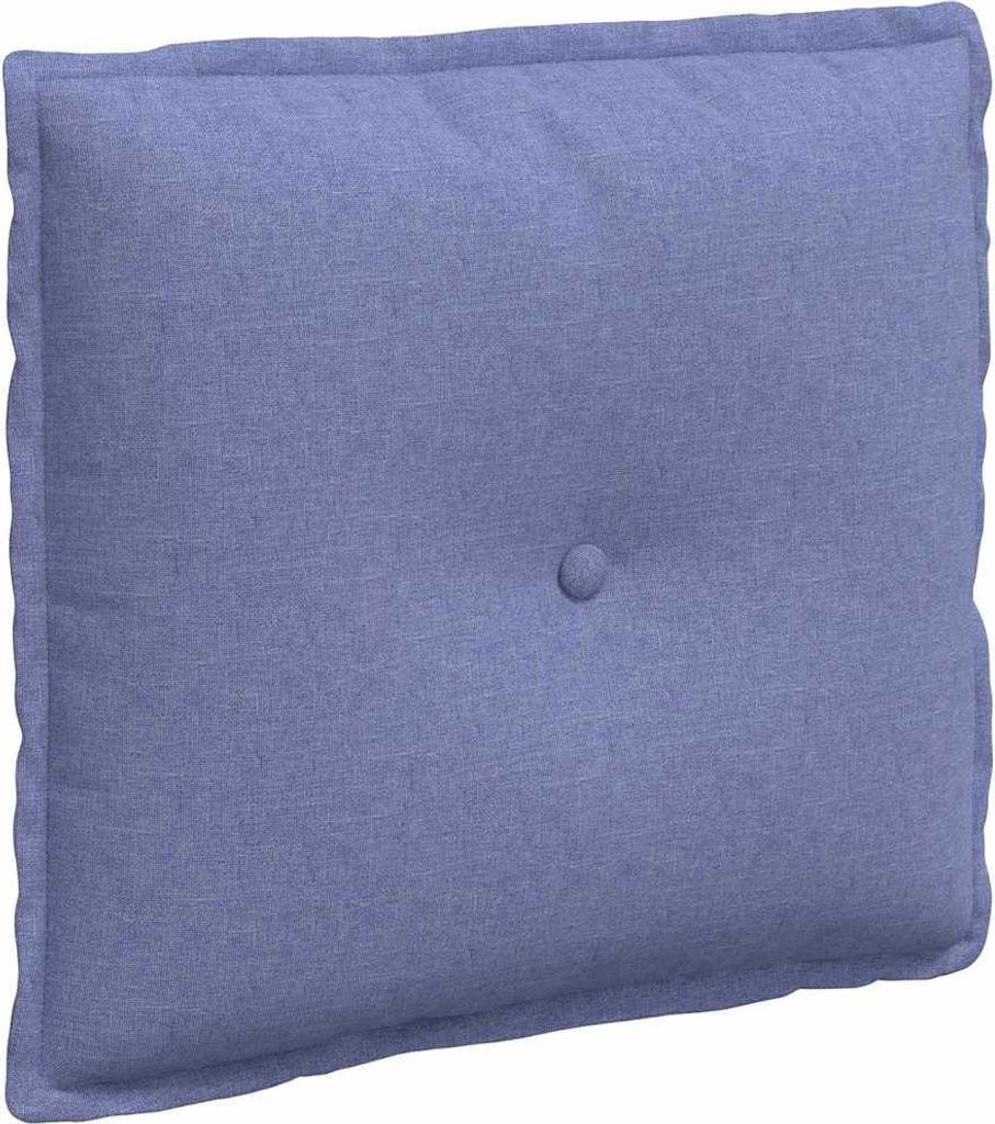 Rückenkissen Jeans blau 50 x 19 x 45 cm Stoff