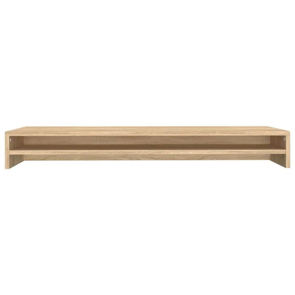 Support Moniteur Large 100 cm Chêne Sonoma - Design Bois Robuste et Mat