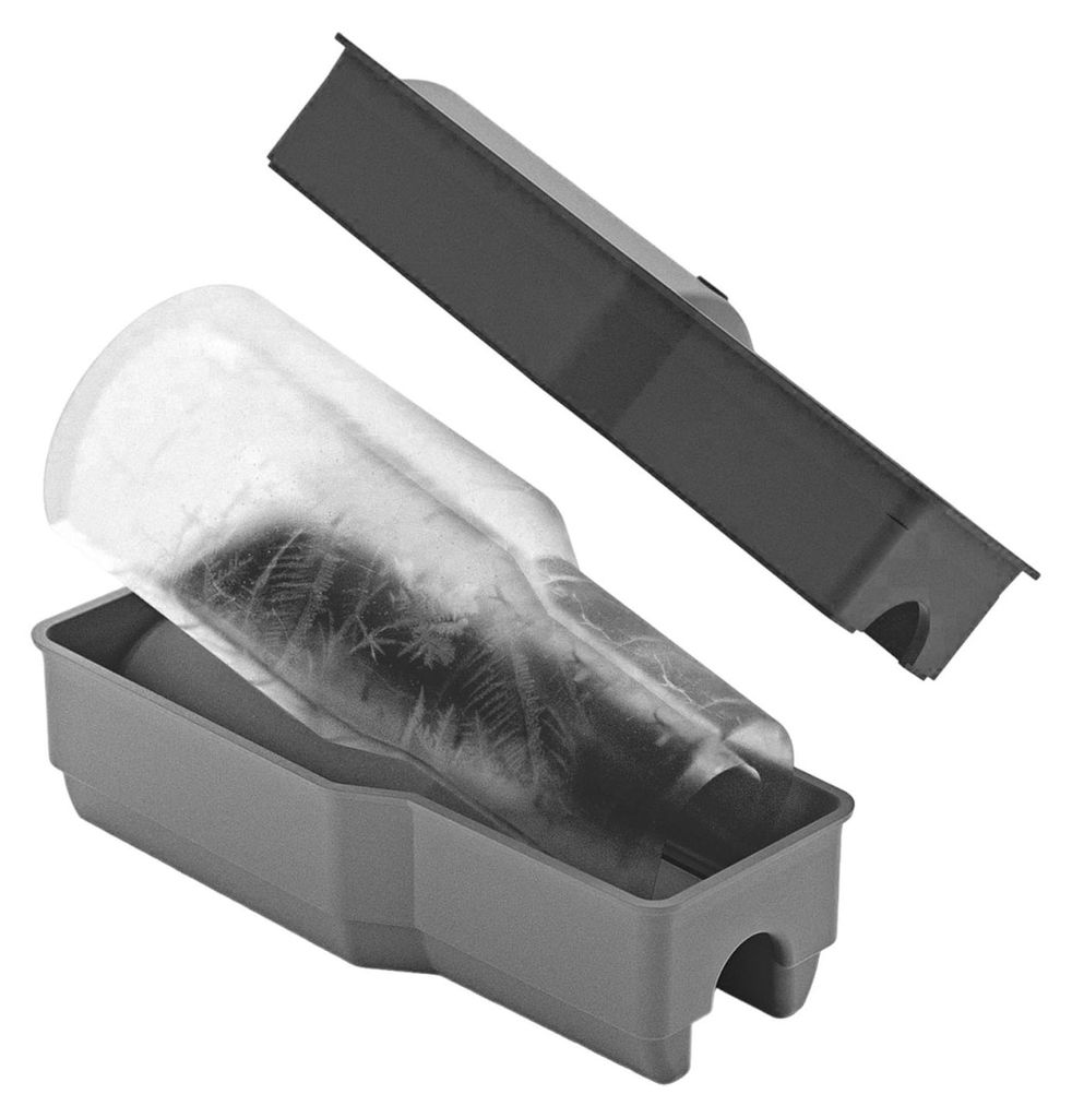 Silikon-Eiswürfelform für 30/40-Unzen-Becher, Schnellverschluss-Eiswürfelform, wiederverwendbarer, halbzylindrischer Eiswürfelbereiter für Whi...