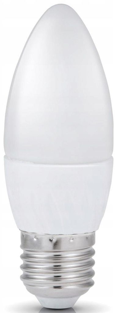 LED-Kerzenlampe, 10W, Großer Sockel E27, Kaltweiß, 6500K, Produktbild 