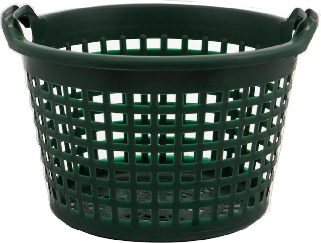 Zelený záhradný kôš, okrúhly, 15 kg, 280x400 mm Obrázok produktu 