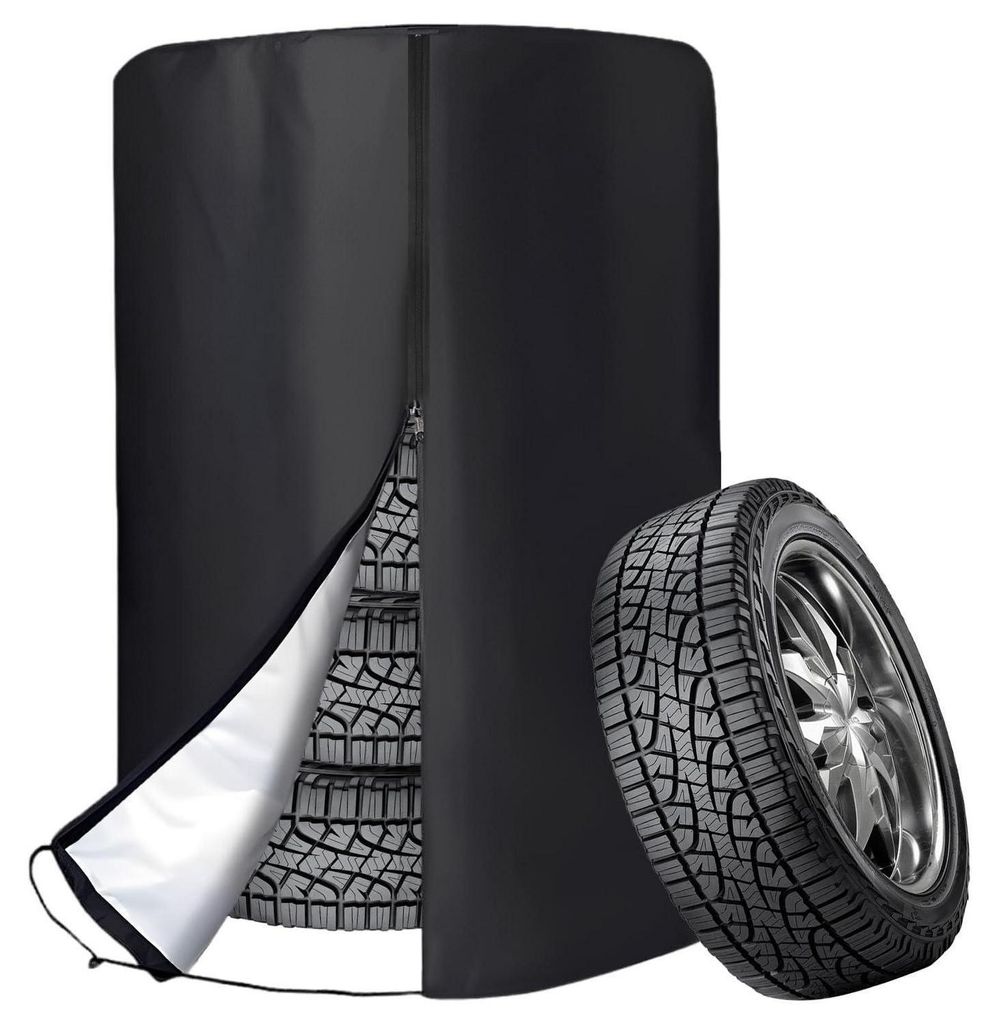 Reifenabdeckung für 4 Reifen, 210D Oxford-Gewebe, Ø 85cm x Produktbild 
