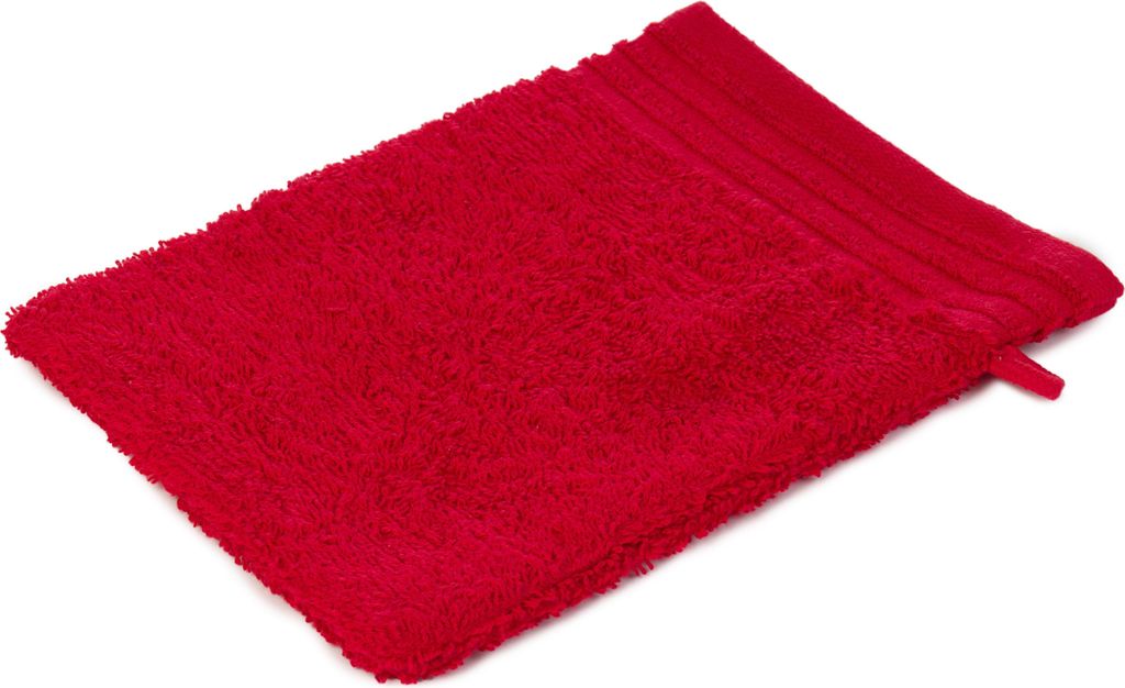 GÖZZE Waschhandschuh HAMBURG rot BL 16x21 cm rot