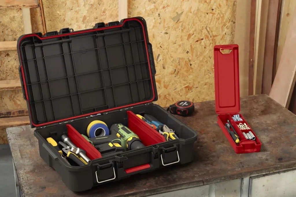 Boîte de rangement outils spécial atelier et garage - Format portable - 3