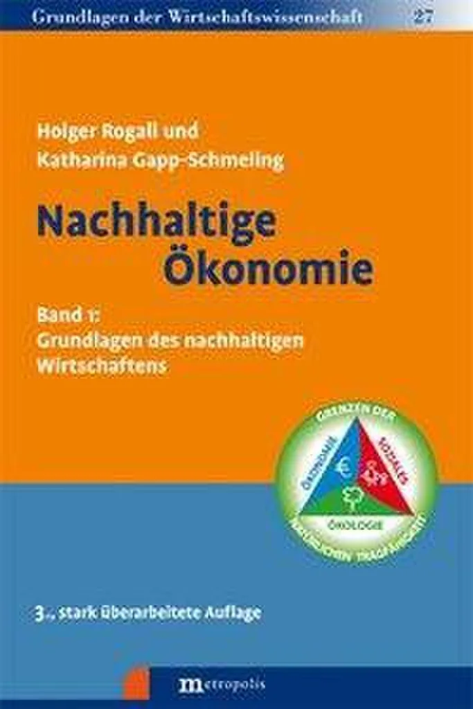Livre Nachhaltige Ökonomie 01 : Manuel théorique de gestion durable 320p