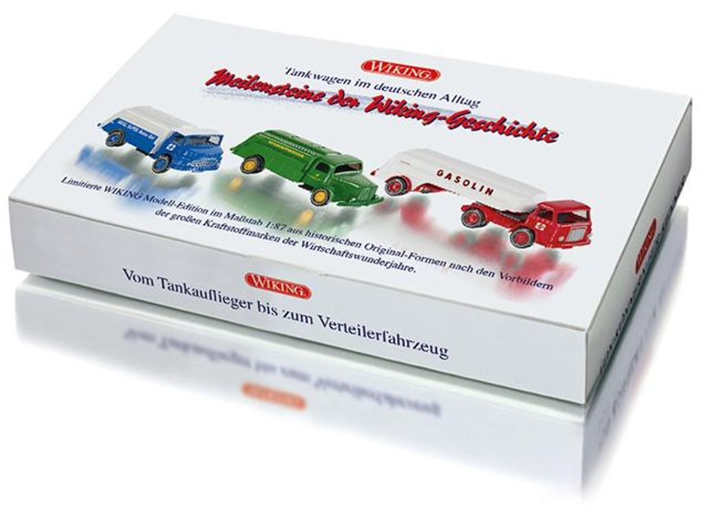Wiking Set Tankwagen im deutschen Alltag