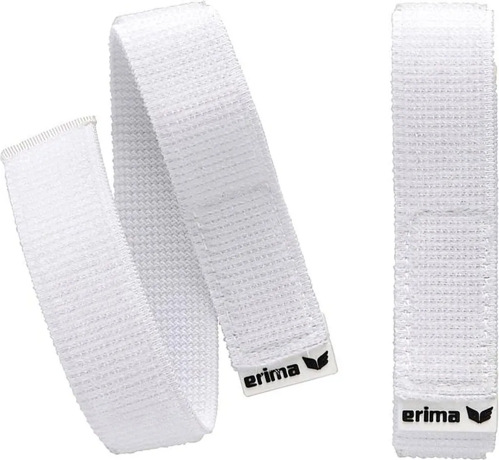 Porte-chaussettes de Football Erima Blanc - Idéal pour Fixer les Protections
