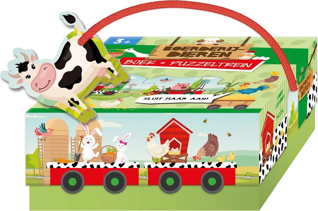 Lantern Publishers Buch und Puzzle trainieren Nutztiere