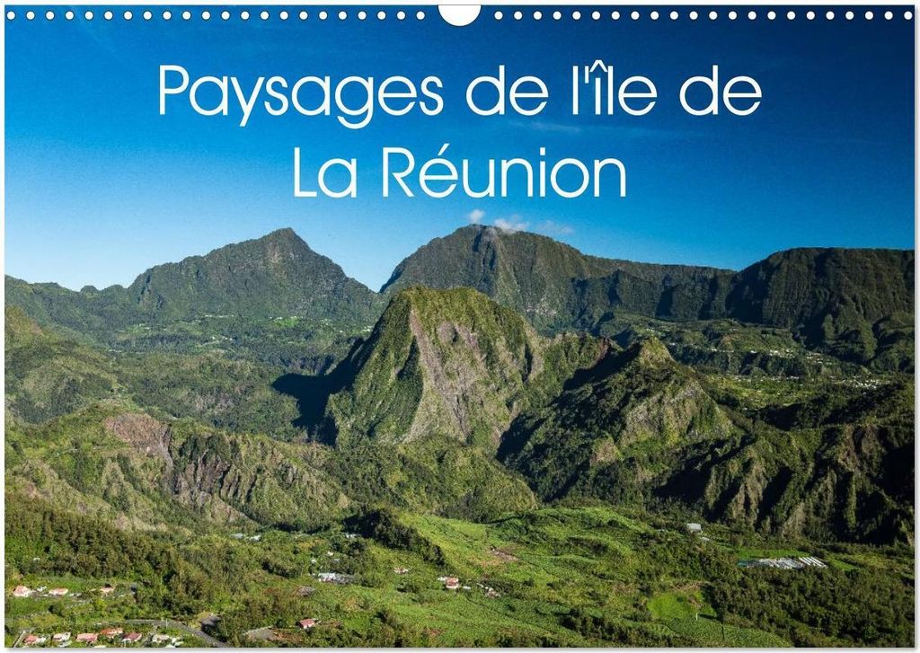 Paysages de l'île de La Réunion (Calendrier mural 2026 DIN A3 vertical), CALVENDO calendrier mensuel