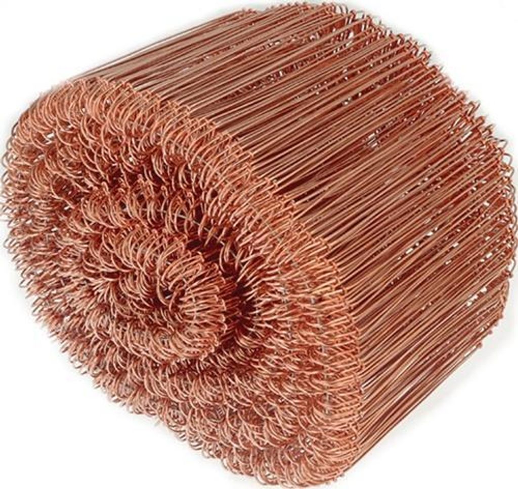 Betonbindedraht D.1mm L.140mm dop.· verkupfert H+R Produktbild 
