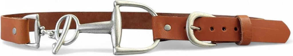 FRONHOFER Damengürtel Steigbügel-Schnalle, Taillengürtel aus Leder