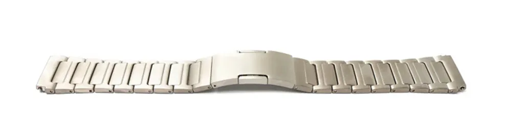 Cinturino Titanio 22mm per Huawei - Bracciale Grigio SYSTEM-S Robusto