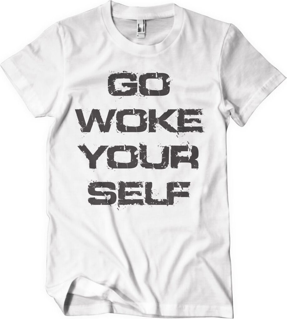 Go Woke Yourself T-Shirt - X-Large - White