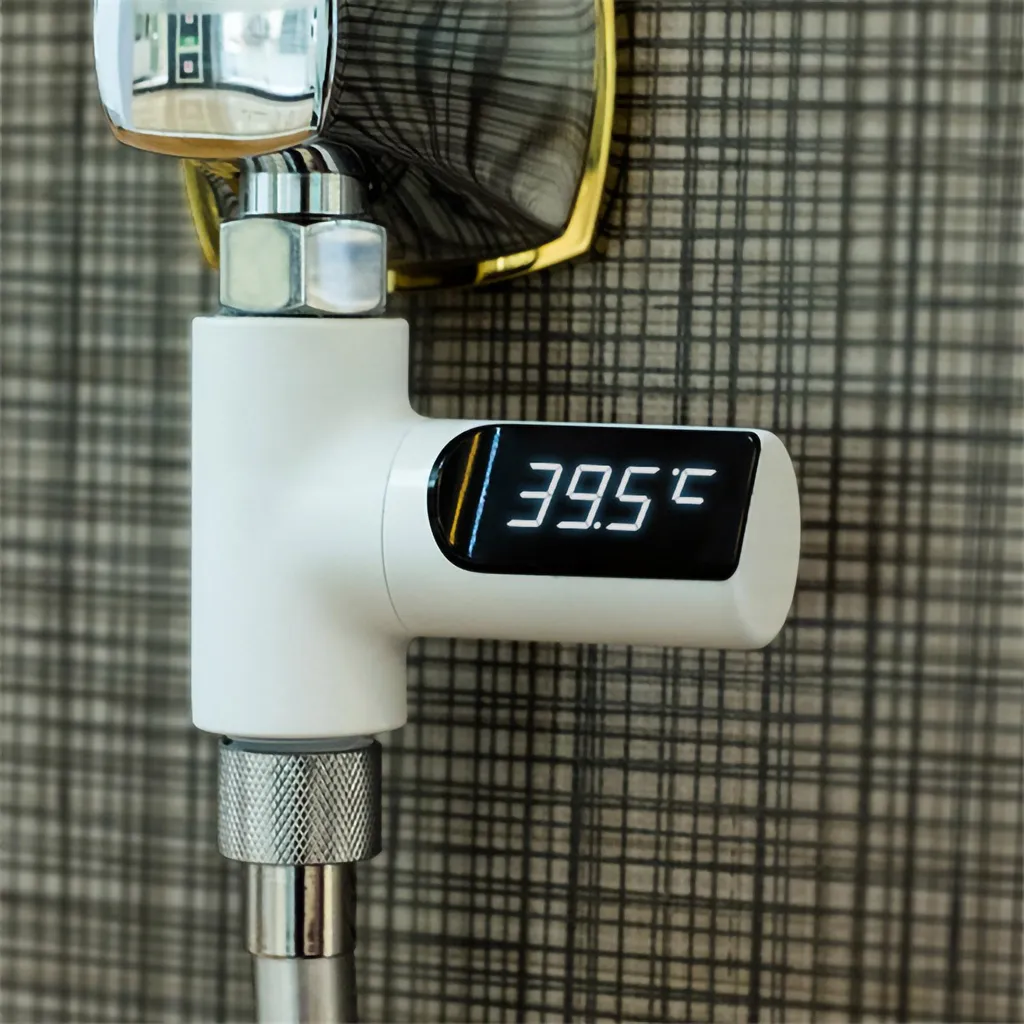 Termometro Acqua Doccia Professionale LED - Montaggio Facile 1/2" - 1
