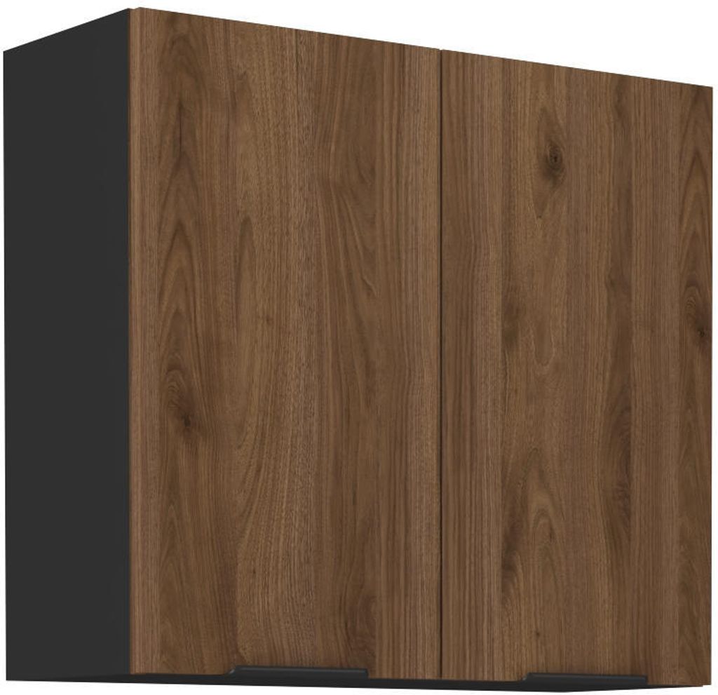 Meuble de cuisine supérieur TOVA - largeur 80 cm, noyer Image du produit 