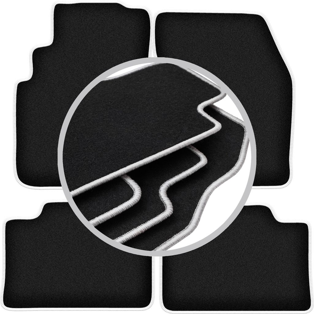 CARLUX-SILVER Autofußmatten für: Nissan Primera P10 Kombi, Liftback, Limousine (1990-1998)