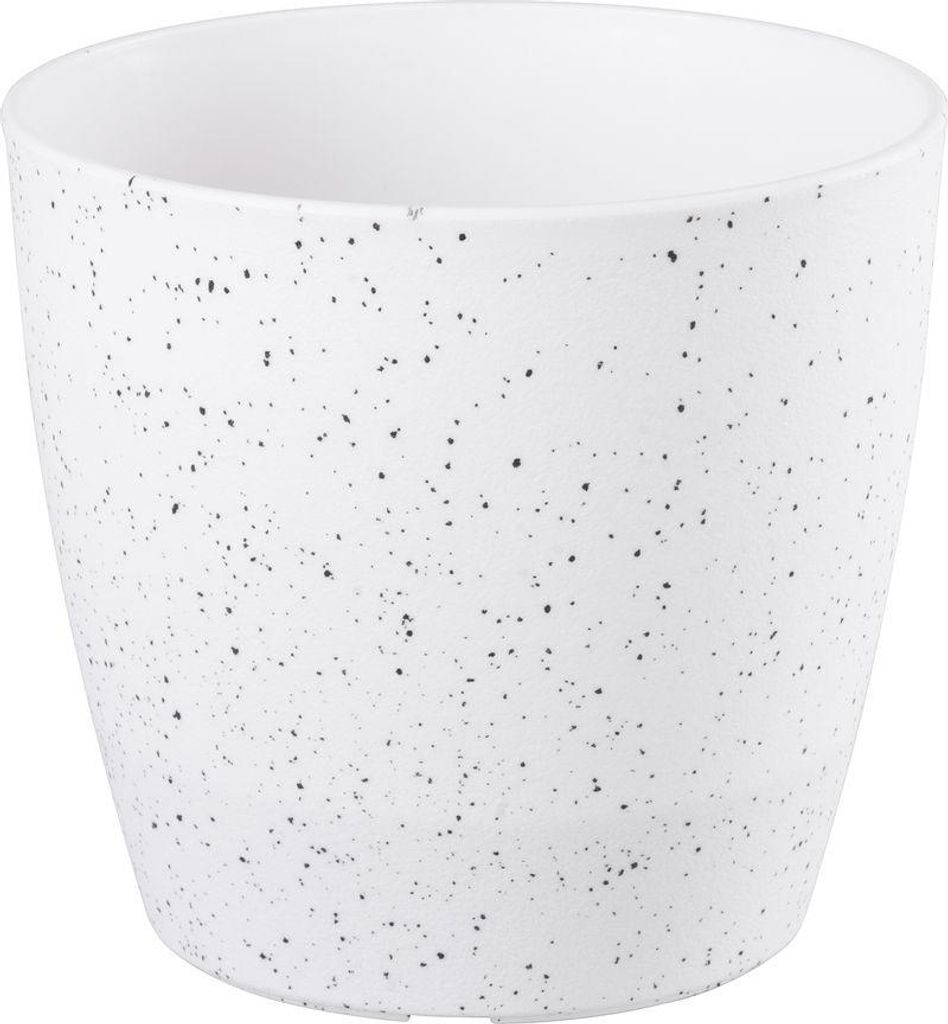 Květináč Strend Pro Stone, 23x20,5 cm, bílý, efekt kamene Obrázek produktu 