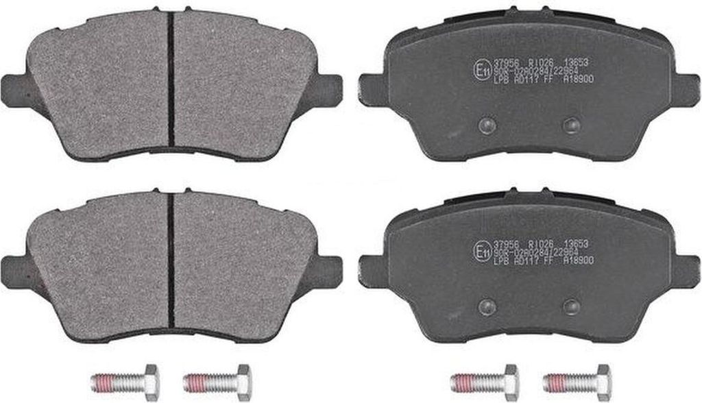 A.B.S. Bremsbeläge Satz Vorne für FORD Fiesta Mk6 Schrägheck (JA8, JR8) 37956