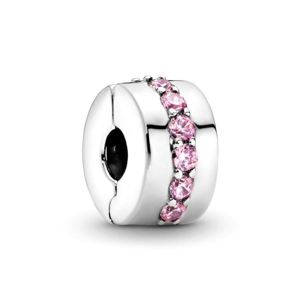 PANDORA Clip 791972PCZ Sentiero luminoso rosa Argento 925 Immagine del prodotto 