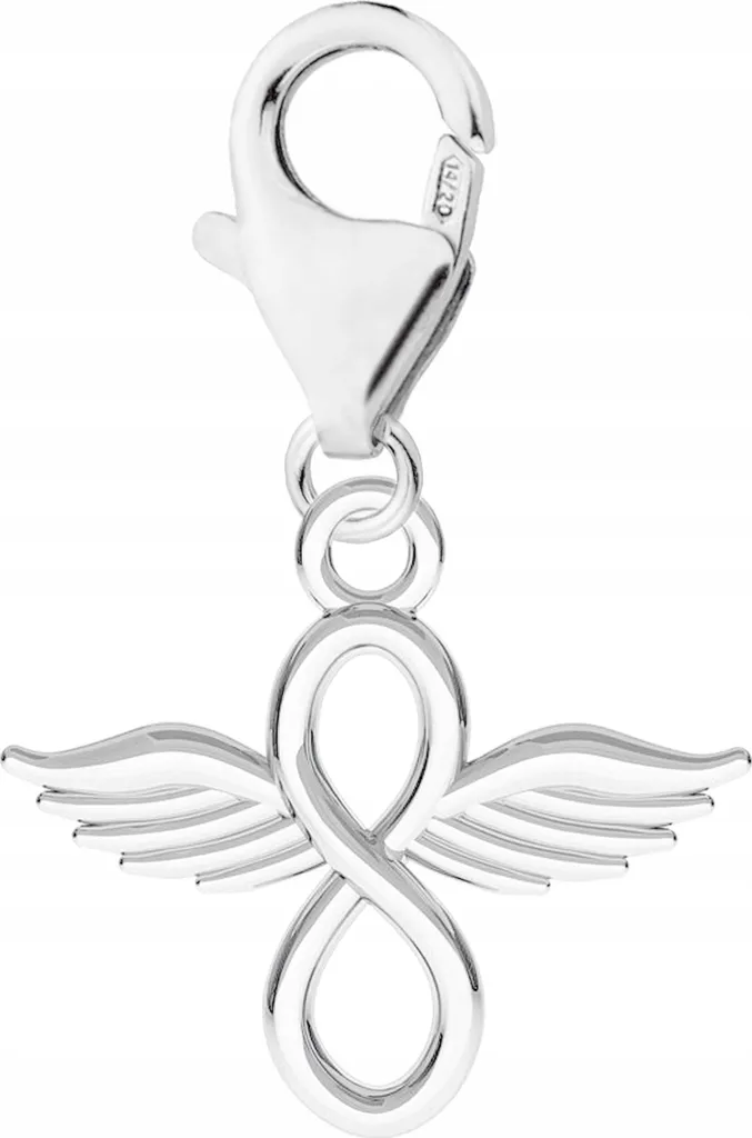 Ciondolo Ali dell'Infinito in Argento 925 - Gioiello Simbolico Otto