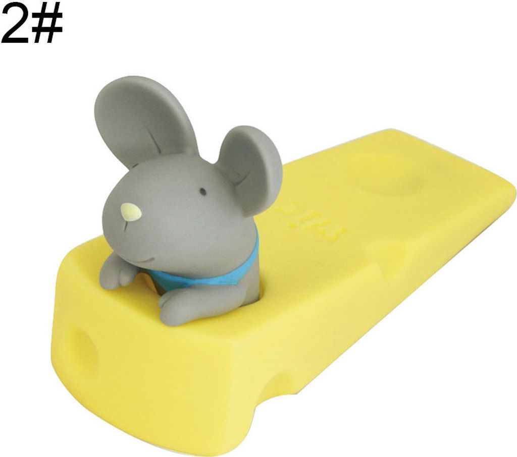Niedliche Hundeschweinehöhe Mauskatze Formtür Stopper Halte Hartes PVC -Türstop Keilgeschenk-2#