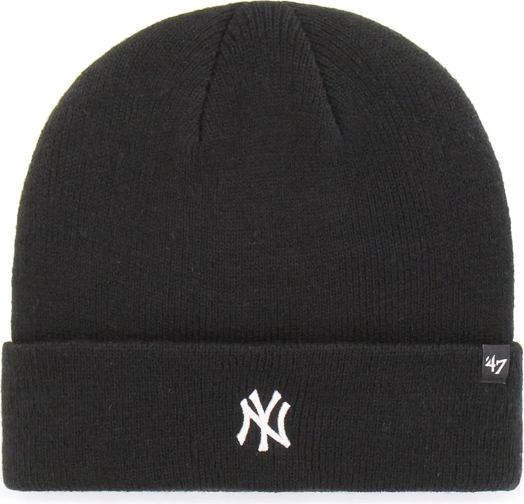 Bonnet Anti-Froid New York Yankees 47 Brand Noir - Tricot Durable et Doux