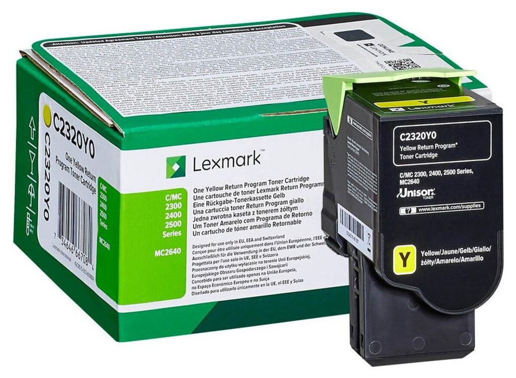 Lexmark C2320Y0, 1000 Seiten, Gelb, 1 Stück(e) Produktbild 