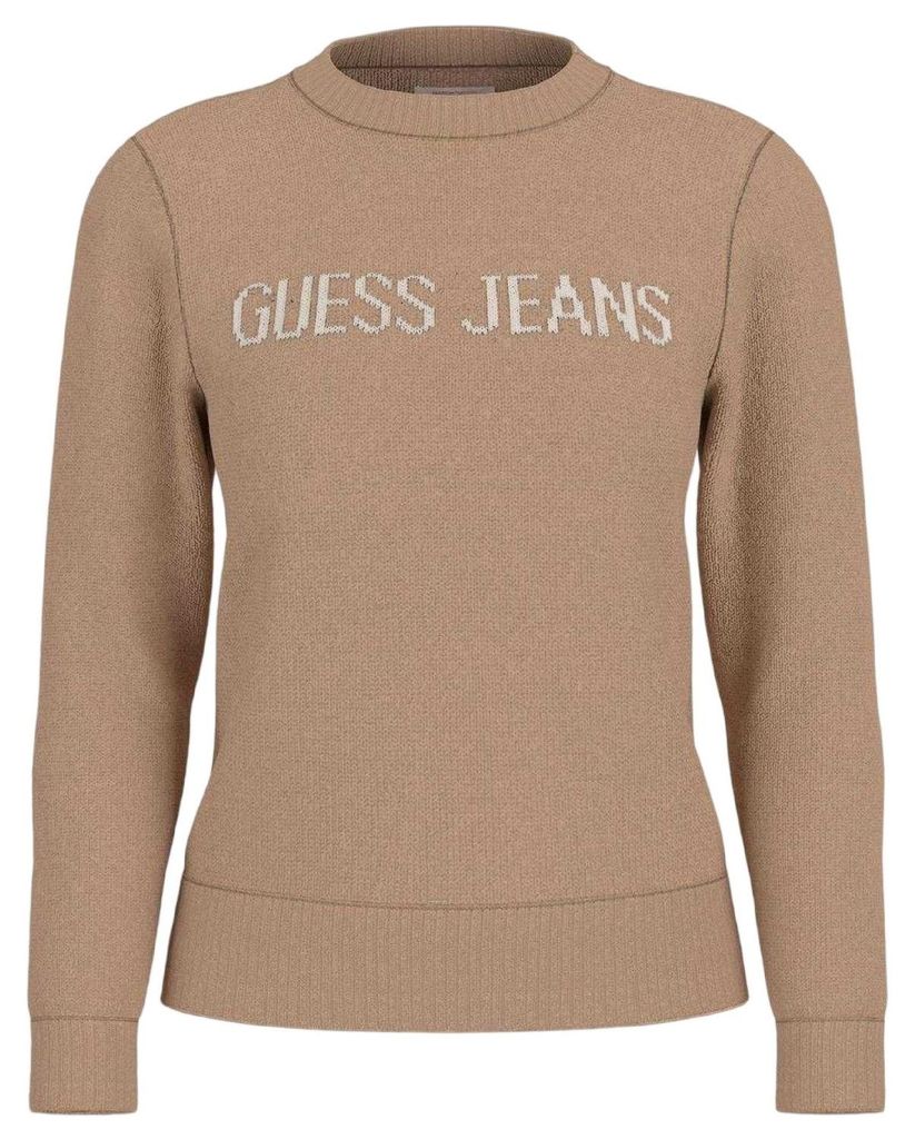 Guess - Sweatshirt für Damen, Intarsia GT27000 (38 DE) (Braun/Haferflocken)