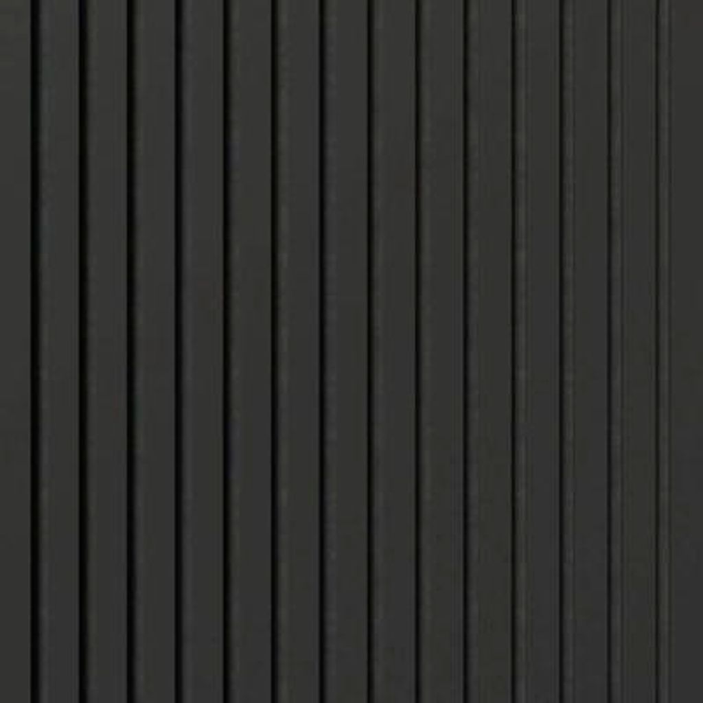 Akustikpaneel foliert schwarz schwarzer Filz 2400 x 600 x 19 mm