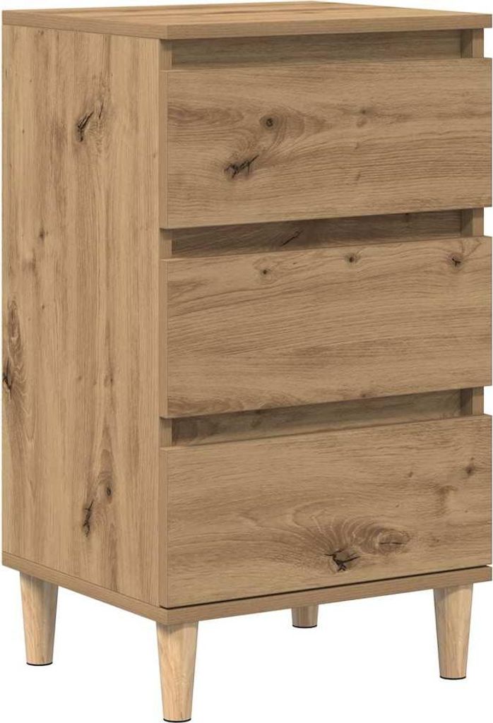 vidaXL Nachttisch Artisan-Eiche 40 x 35 x 70 cm Produktbild 