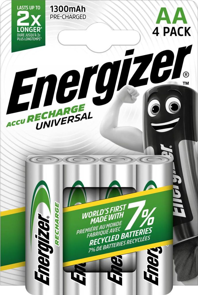 Akku Recharge Universal - Mignon (AA) 1300 mAh vorgeladen 4 Produktbild 