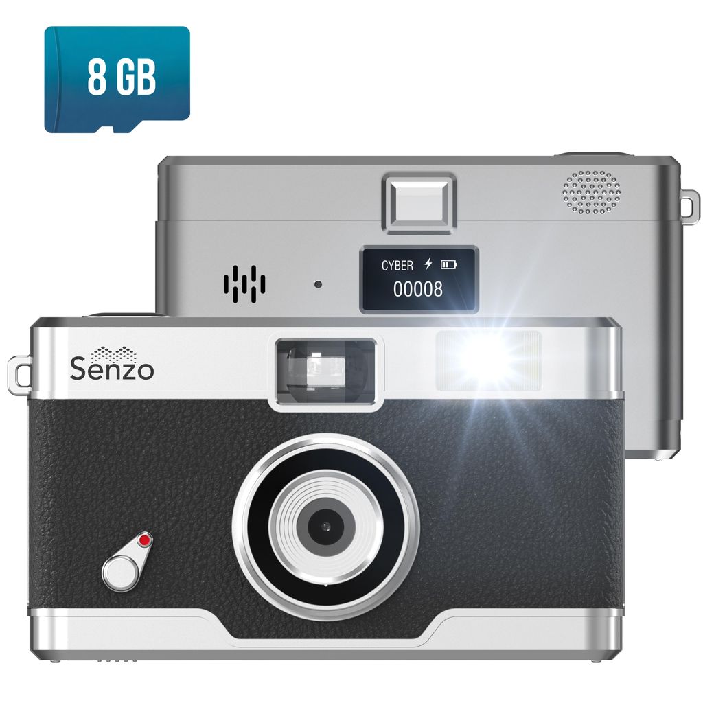 Appareil photo numérique Senzo – Appareil photo rétro sans Image du produit 