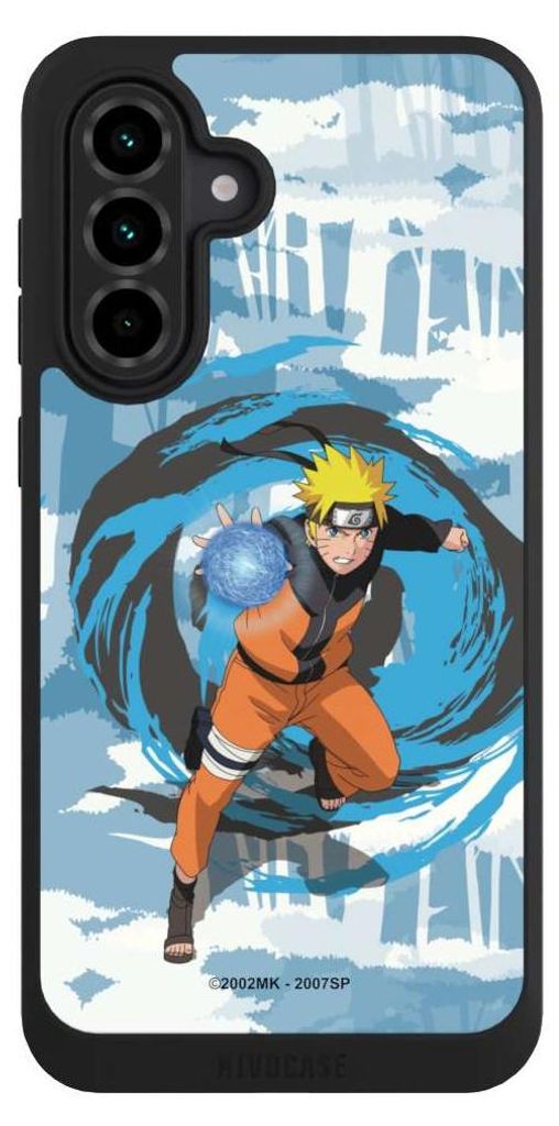 NIVOCASE Handyhülle für Samsung Galaxy A36 5G Hülle NIVOpure Case Schwarz Manga Naruto Shippuden Offizielles Lizenzprodukt