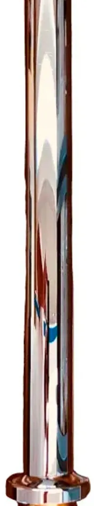 Tour à bière 1 bec en chrome ø30x380h - Design moderne et débit fluide