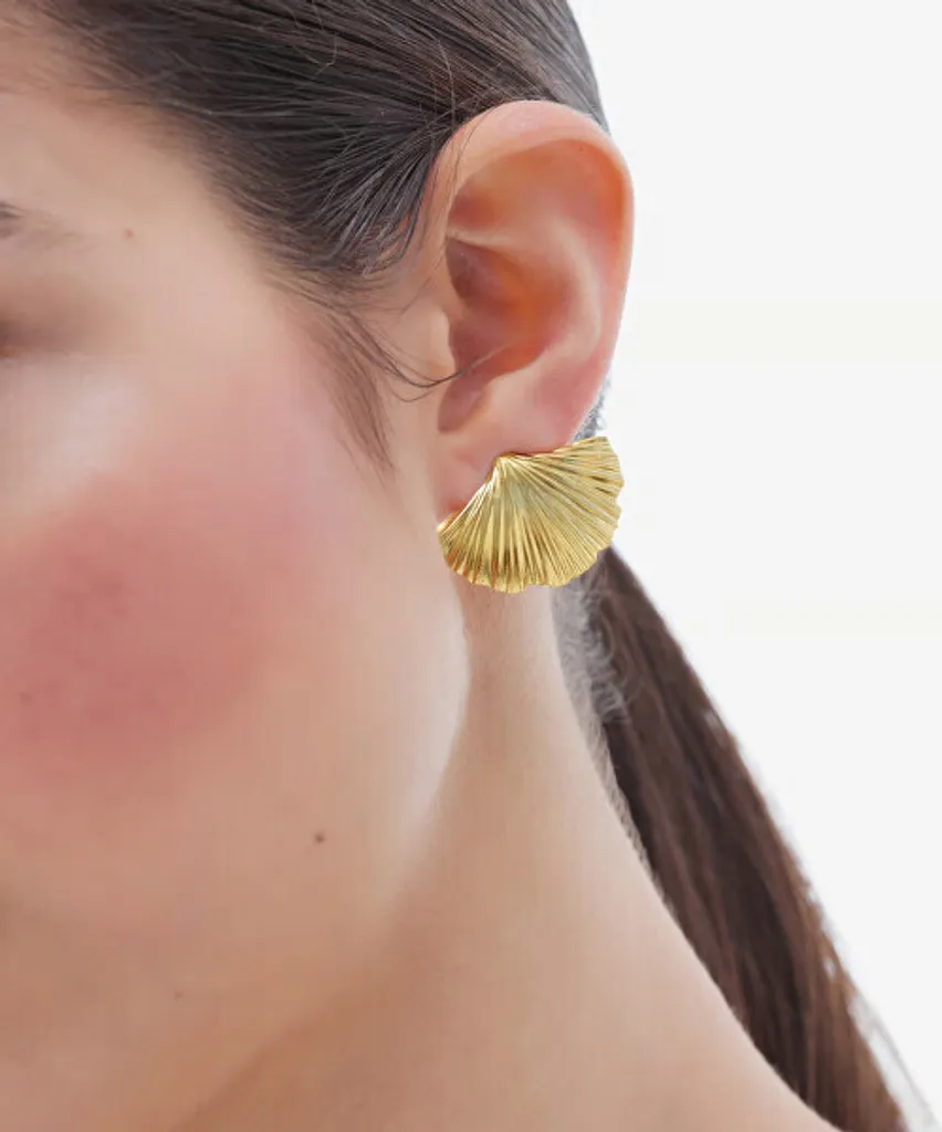 Boucles d'oreilles plaquées or Tokyo coquillages A4779-DT Chic