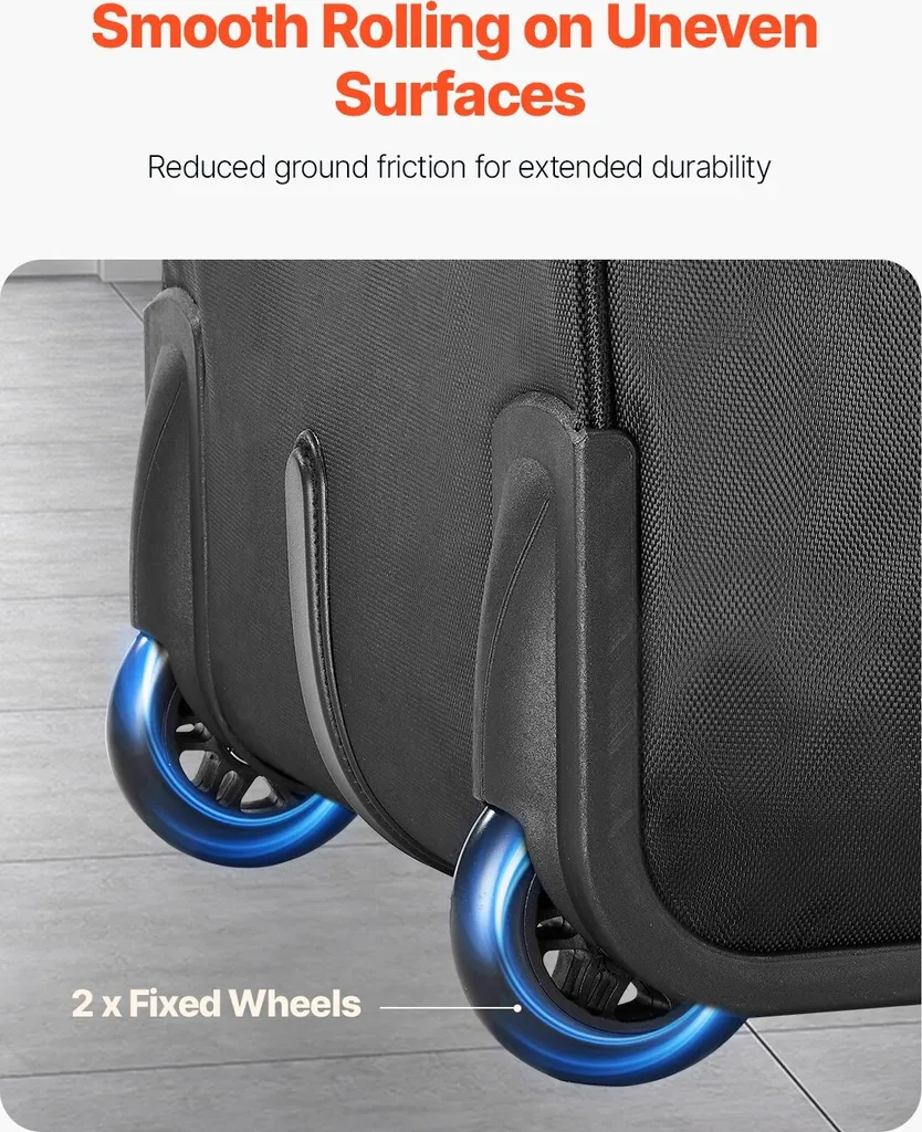 Laptop Notebook Trolley Valigetta per notebook 450x210x370mm Nero - 6