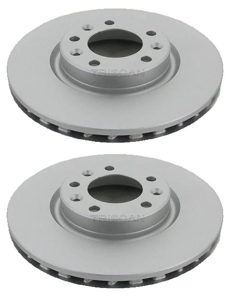 Jeu de disques de frein avant ventilés 283mm adaptés aux modèles CITROËN