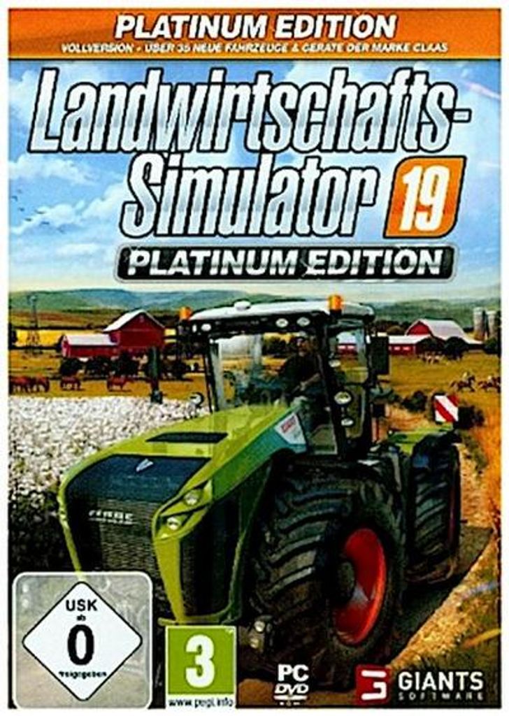 Landwirtschafts-Simulator 19 Platinum Edition (deutsch) (AT PEGI) (PS4)