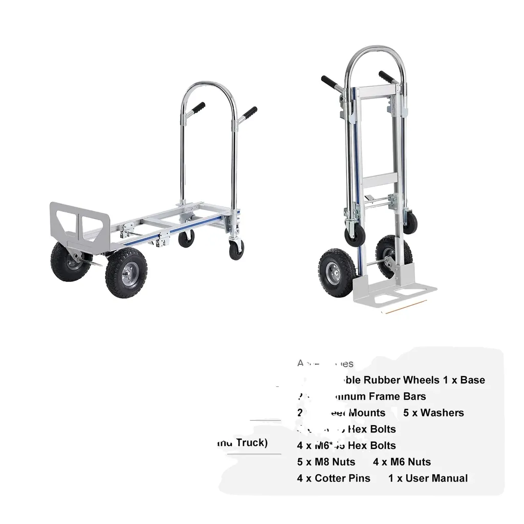Dites adieu au mal de dos avec ce chariot pliable 800 lbs très robuste