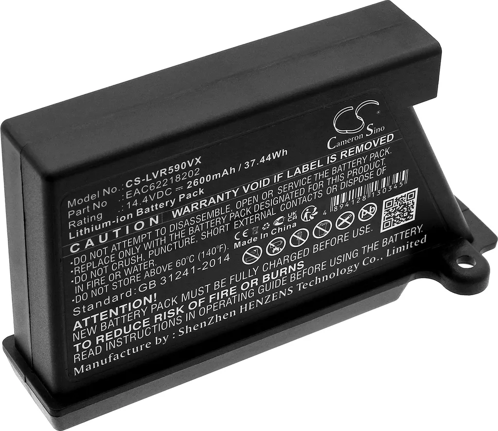 Batterie de Rechange pour Aspirateur Robot LG Hom-Bot Série VR65710