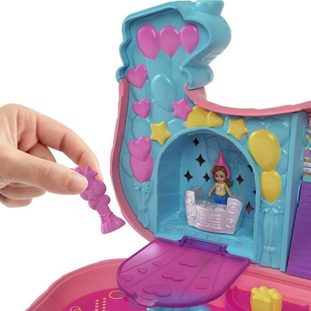 Polly Pocket Set Psí Párty Coffret avec Oreilles Souples et Accessoires