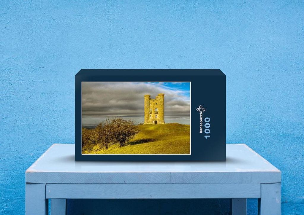 hansepuzzle 49921 - Burg Puzzle, 1000 Teile, Reisen, 60,0 x 46,0cm mit hochwertiger Aufbewahrung, Kartonbox und wiederverschließbarem Beutel