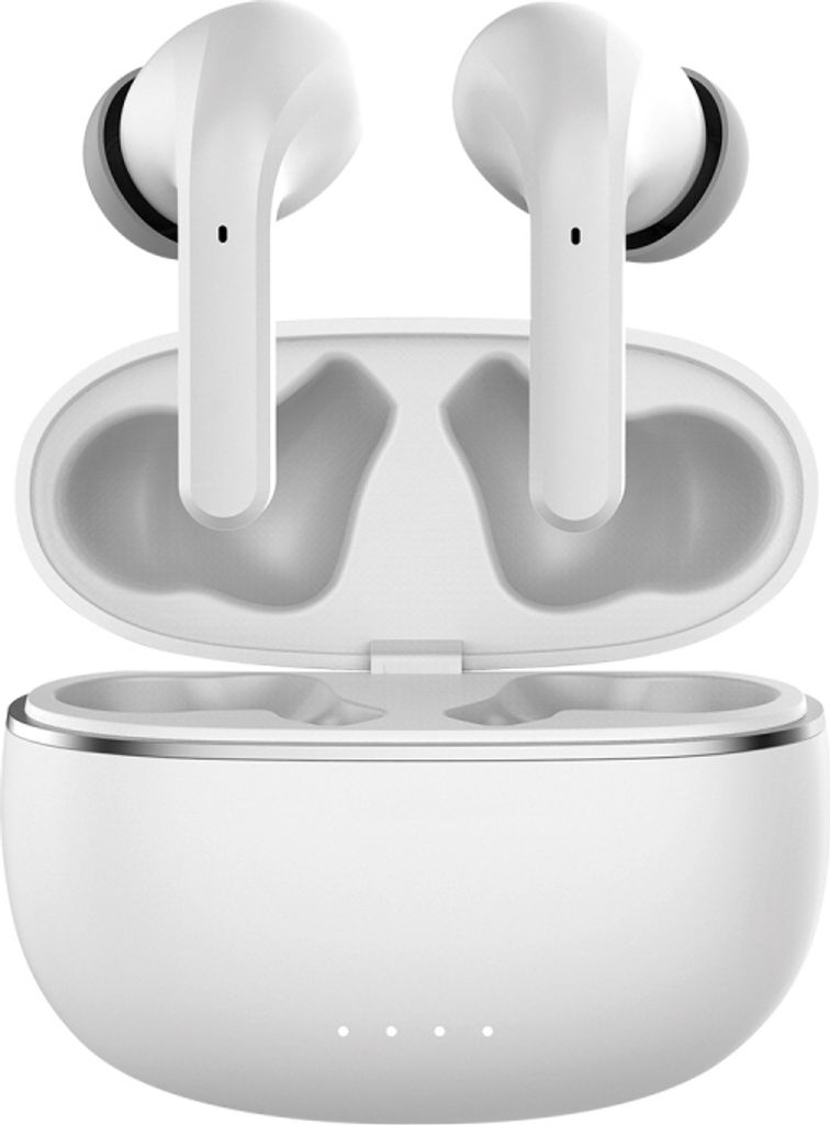 Forever Bluetooth drahtlose Kopfhörer 5.3 Modi ANC TWE-210 EARP mit Ladekoffer Mikrofon, Steuerung, LED-Anzeigen In-Ear Headphones