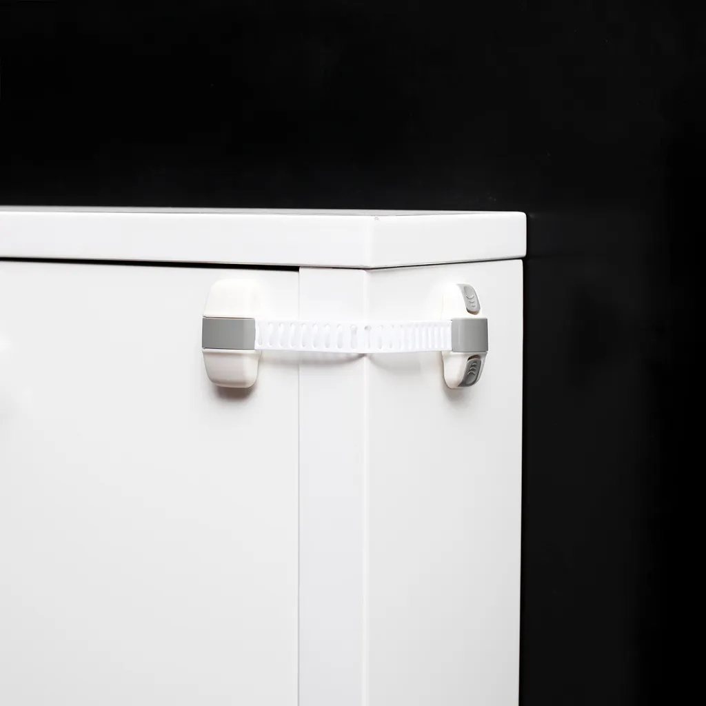 Verrou de sécurité universel blanc gris pour menuiseries bois et PVC