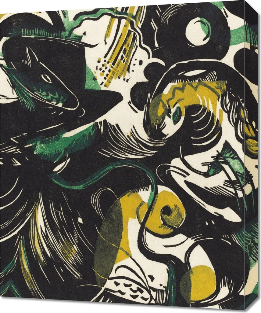 Tableau 50 x 60 cm Genesis II par Marc Vintage pour Déco Salon Chic